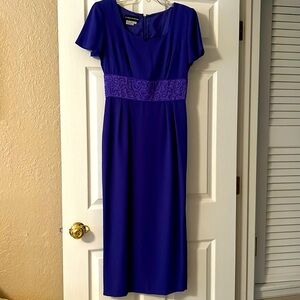MIDI length, formal dress.